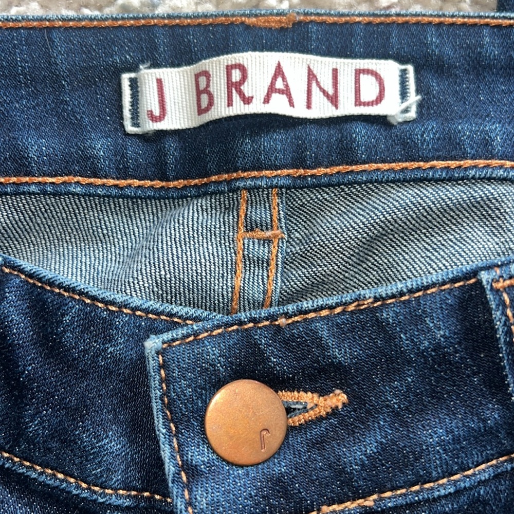 * J Brand Women Blue Medium Wash Scarlett Seven Eights Style Skinny Jean Size 29 - Picture 3 of 7